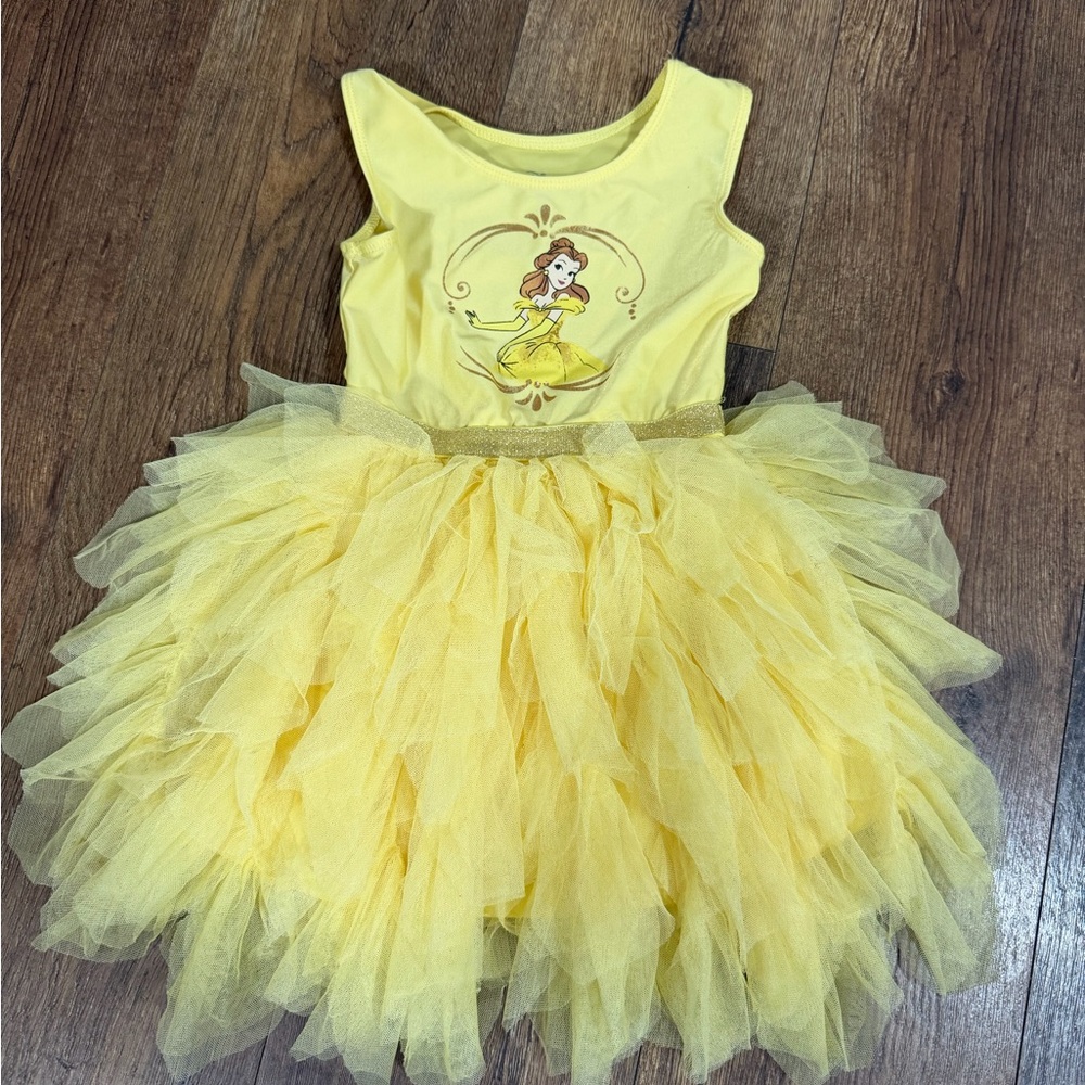 Disney Belle Yellow Tutu Dress